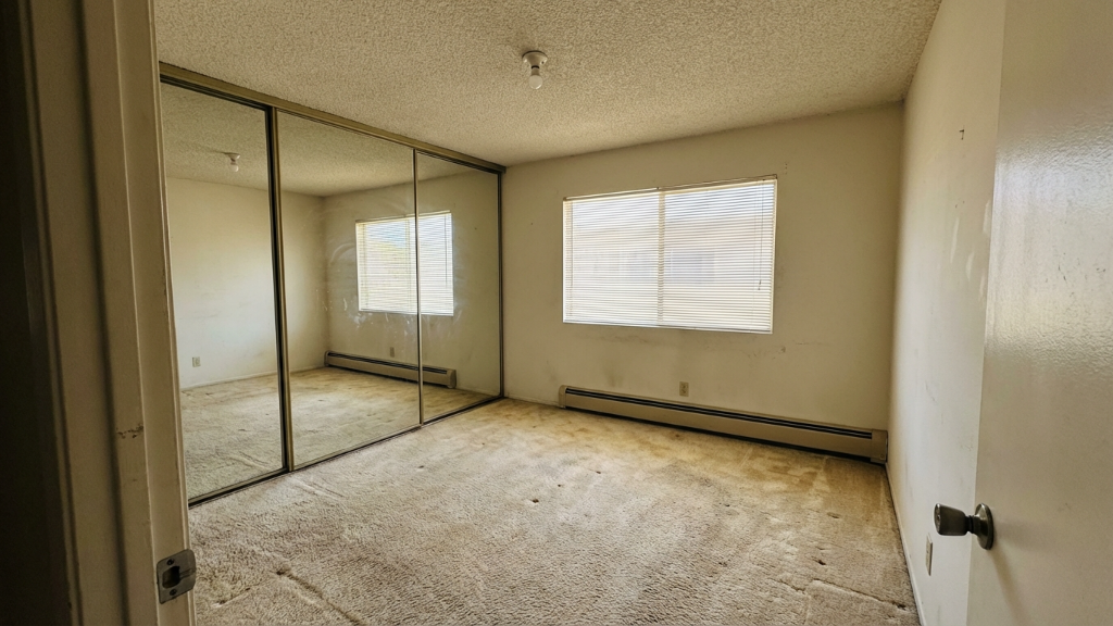 Empty bedroom before redesign